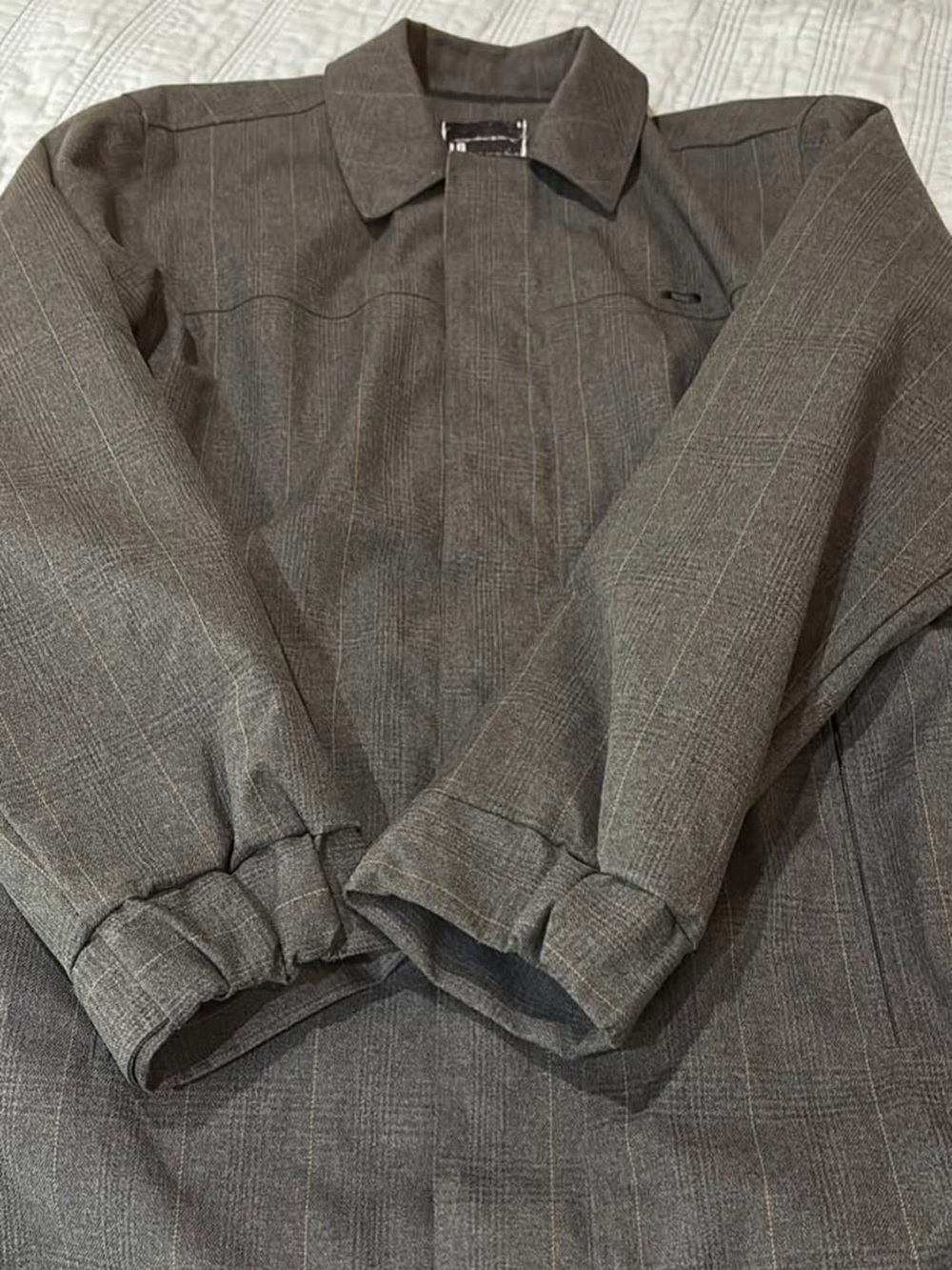 Gray Oakley vintage FA07 long jacket.
